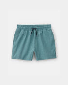 Boys Pull-On Active Shorts - Teal, image 1 of 4 slides