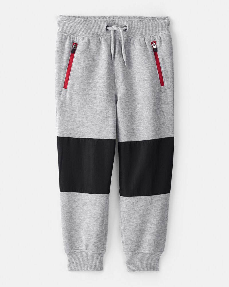 Toddler Boy Fleece Joggers - Grey, image 1 of 4 slides