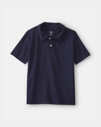 Boys Active Uniform Polo Shirt - Navy, 