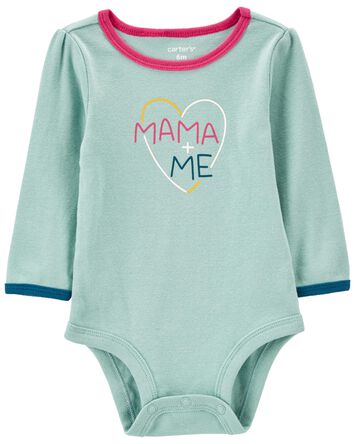 Baby Mama Long-Sleeve Bodysuit, 