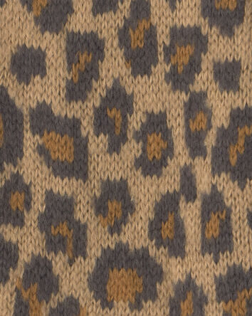 Toute-petite fille &ndash; Cardigan &agrave; motif l&eacute;opard &ndash; Brun, 
