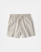 Boys Twill Shorts - Light Khaki, image 1 of 4 slides