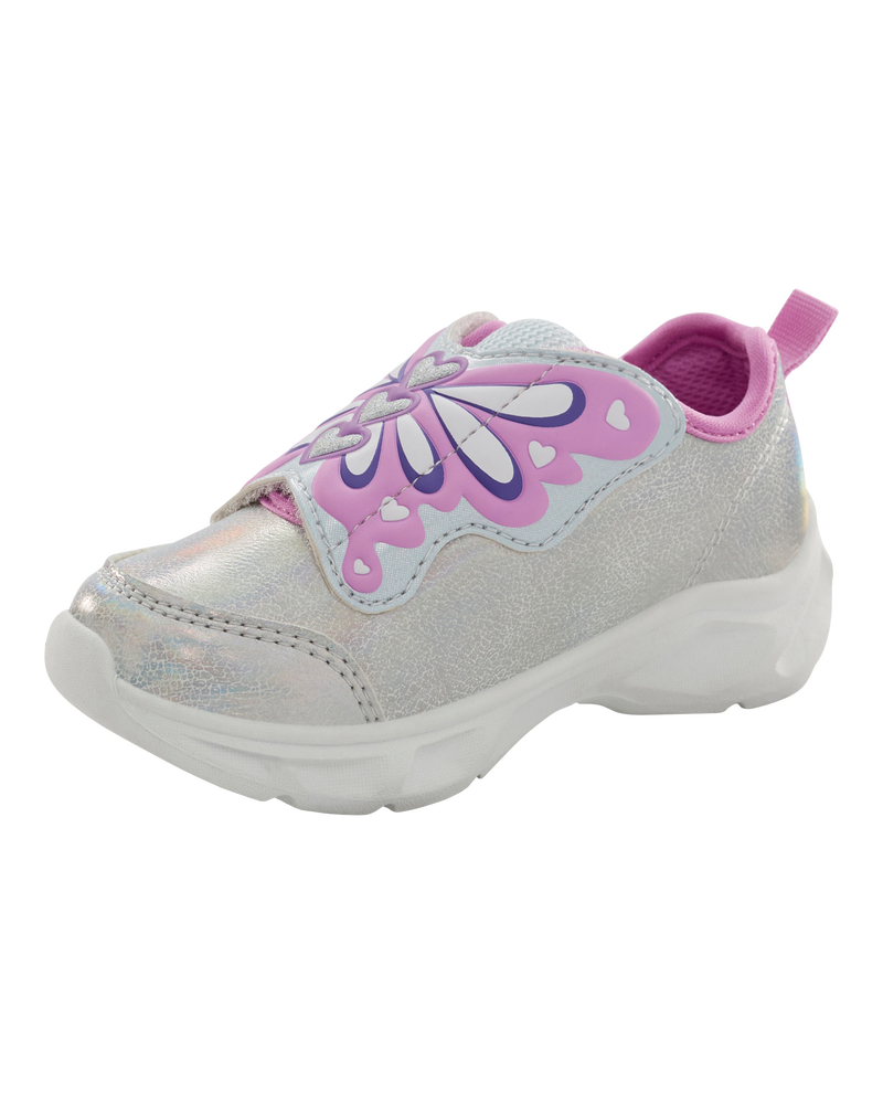 Toddler Butterfly Light-Up Sneakers, image 7 of 8 slides