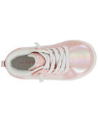 Kid Metallic High-Top Sneakers, image 4 of 6 slides