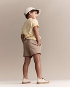 Toddler Boy Standard Short with Pockets - Khaki, image 5 of 7 slides