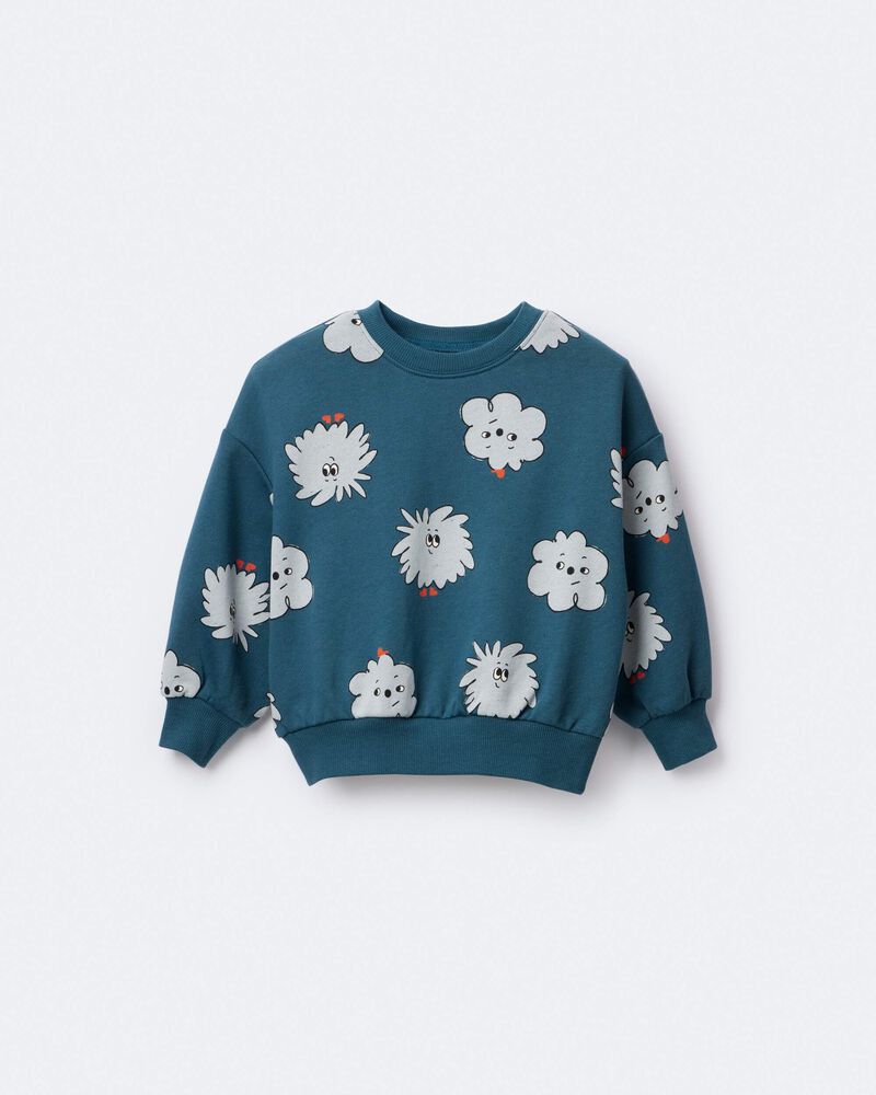 Toddler Squish Otter Sweatshirt™ - Deep Teal, image 5 of 6 slides