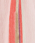 Toddler Striped Geo Print Dress, image 3 of 4 slides