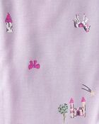 Baby Girl Fairytale PurelySoft 2-Way Zip 1-Piece Pyjama - Purple, image 4 of 7 slides