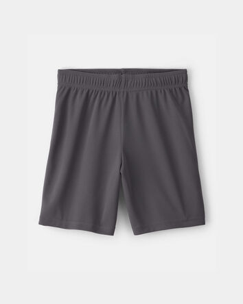 Gar&ccedil;ons - Short en maille active &ndash; Gris, 