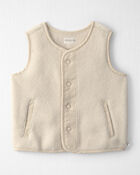 Tout-petit - Gilet en molleton teddy recycl&eacute;, image 1 sur 3 diapositives