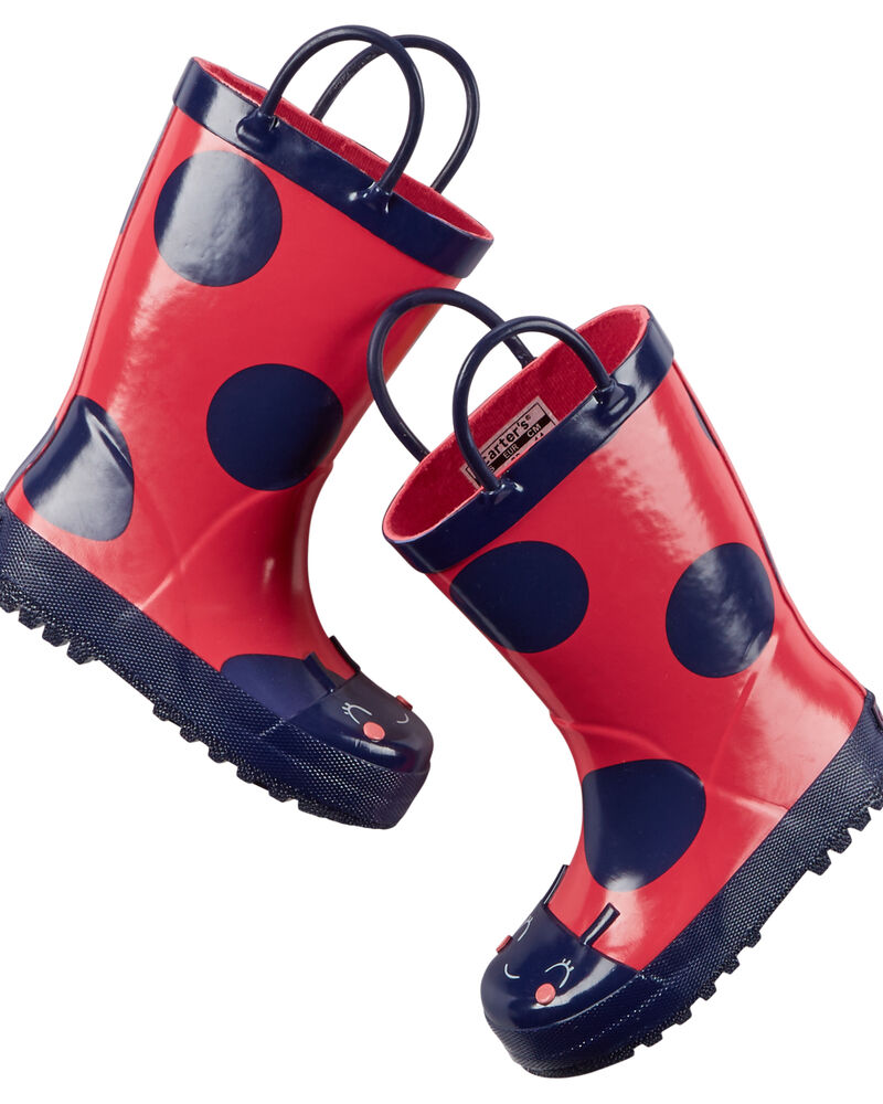 Ladybug Rain Boots