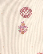 Toddler Girl Floral Long-Sleeve Top - Ivory, image 2 of 3 slides