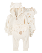 Baby 3-Piece Koala Little Jacket Set, image 1 of 5 slides