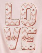 Toddler Girl "LOVE" Crewneck 
, image 2 of 2 slides