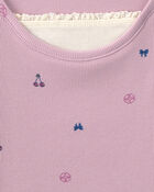 Girls Long-Sleeve Top - Purple, image 4 of 5 slides
