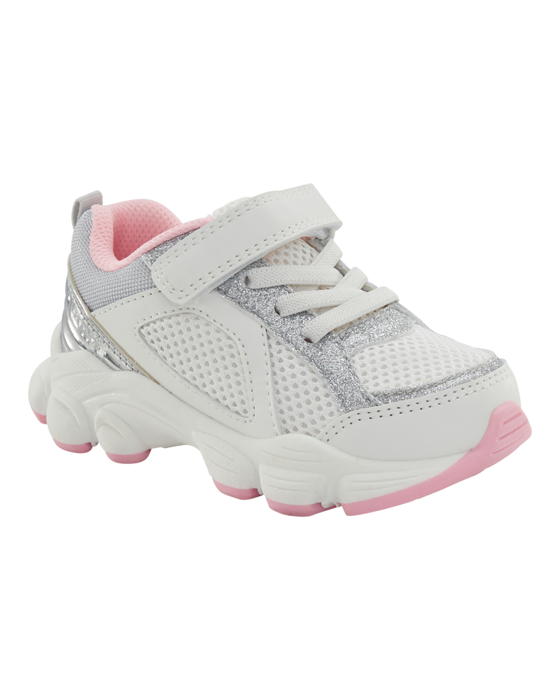 Toddler Athletic Sneakers - White, image 1 of 7 slides