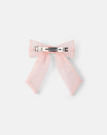Toute-petit fille - Pince &agrave; cheveux en boucle &agrave; pois &ndash; Rose, 