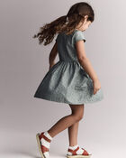 Tout-petit fille - Robe Laura avec poches - Bleu p&acirc;le, image 3 sur 6 diapositives