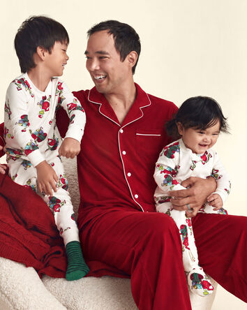 Kids 2-Piece Dr. Seuss&trade; The Grinch Christmas 100% Cotton Snug Fit Pyjama Set - White, 