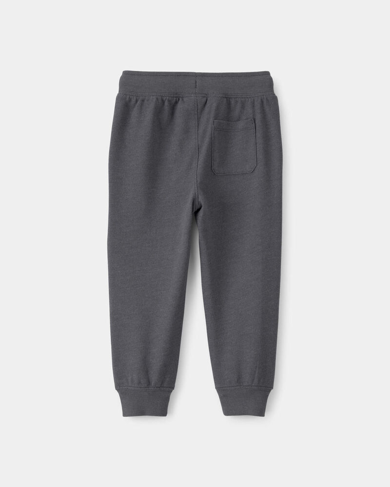 Tout-petit gar&ccedil;on - Pantalon de jogging en jersey bouclette - Gris, image 2 sur 3 diapositives