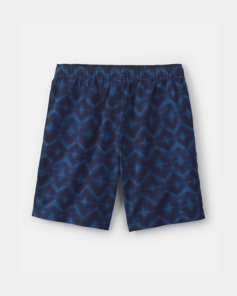 Gar&ccedil;ons - Short &agrave; motif g&eacute;om&eacute;trique - Bleu, image 2 sur 3 diapositives