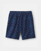 Gar&ccedil;ons - Short &agrave; motif g&eacute;om&eacute;trique - Bleu, image 2 sur 3 diapositives