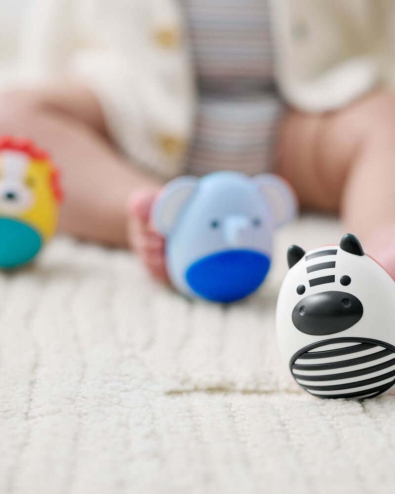 Baby Jungle Beats Baby Egg Shaker Set of 3, image 5 of 5 slides