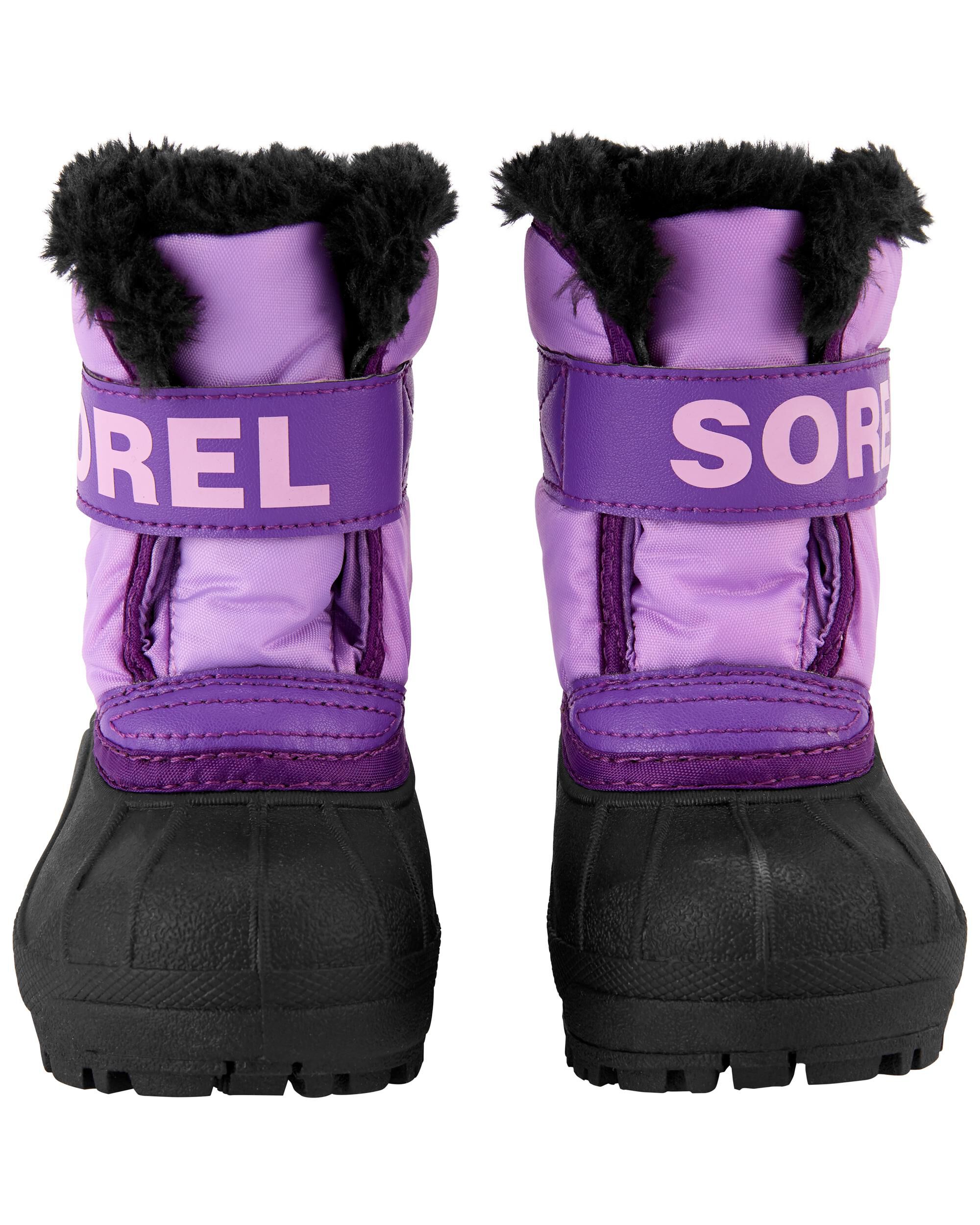 Purple sorel boots shop