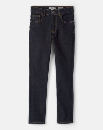 Kid Skinny Jeans In True Rinse Wash, 