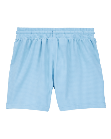 Kid Solid Woven Shorts - Blue, 