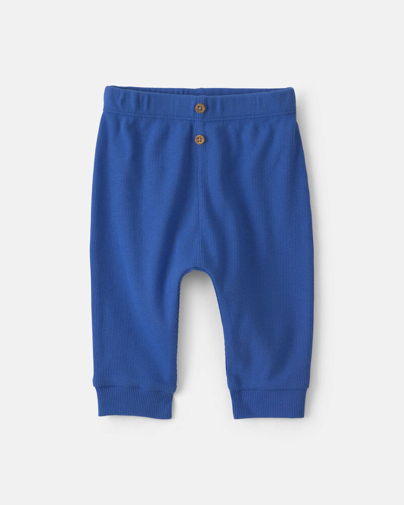 B&eacute;b&eacute; - Ensemble 2 pi&egrave;ces cache-couche manches longues &laquo;Baby's First Hanukkah&raquo; et pantalon &ndash; Bleu/Cr&egrave;me, image 2 sur 3 diapositives
