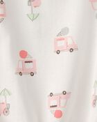 Baby Girl Sunshine Short-Sleeve Romper - Yellow, image 2 of 3 slides