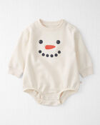 B&eacute;b&eacute; - Cache-couche bouffant fait avec du coton biologique &agrave; motif bonhomme de neige, image 1 sur 3 diapositives