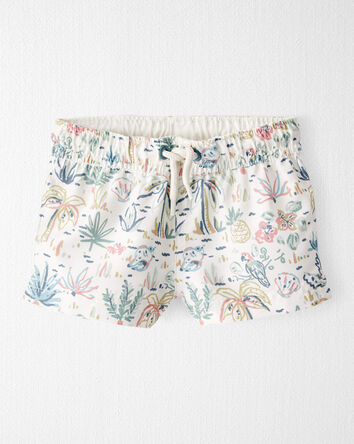 Bébé Short maillot de bain à motifs tropicaux en matériaux recyclés, 
