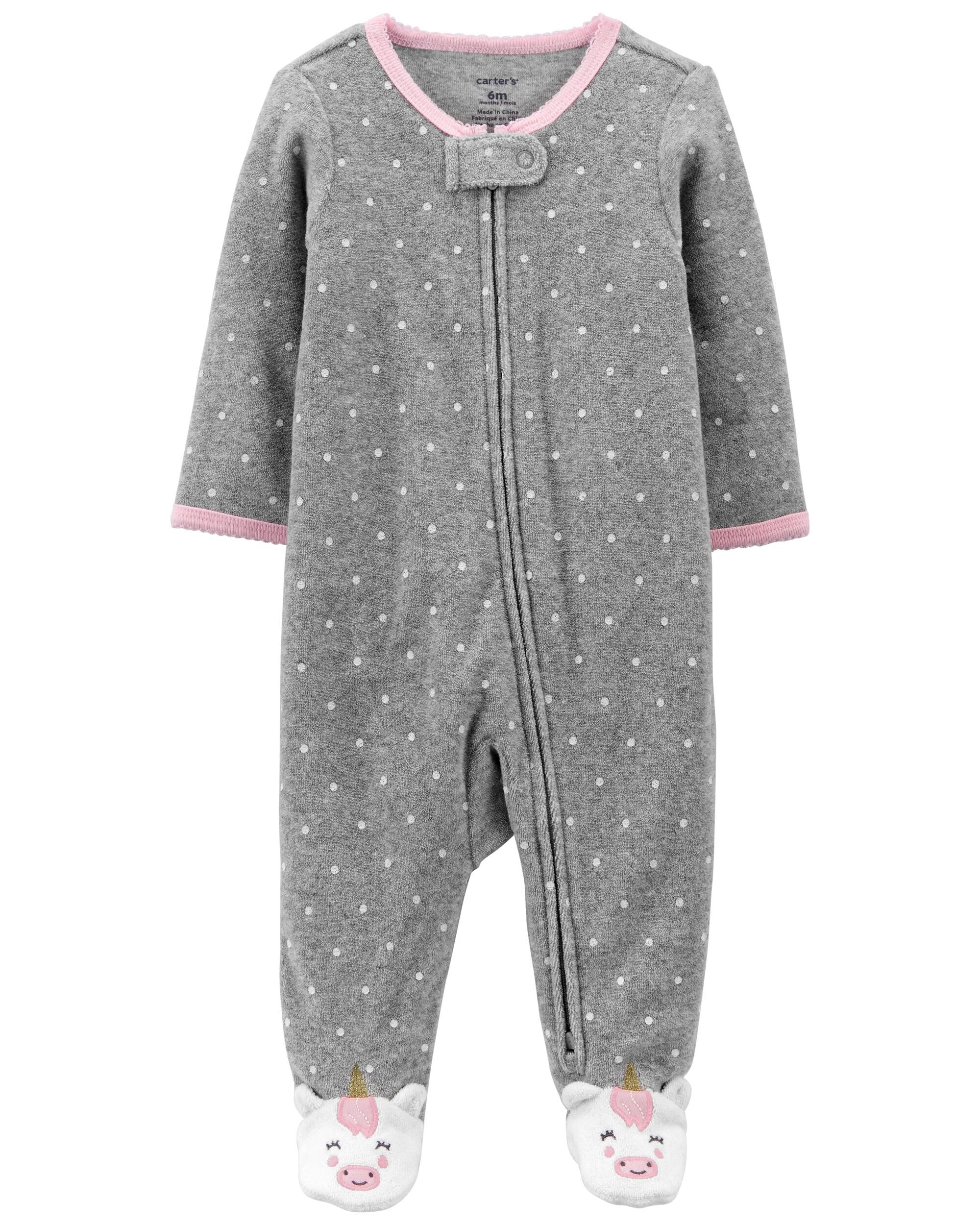 Carters terry 2025 pajamas