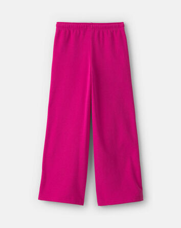 Girls Squishmallow Fleece Wide-Leg Pants - Pink, 