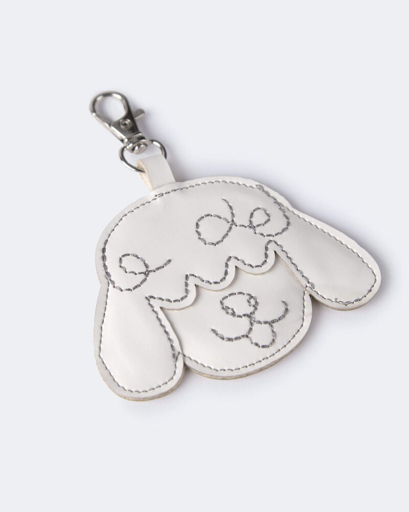 Toddler Girl Poodle Bag Charm - Cream, image 3 of 4 slides