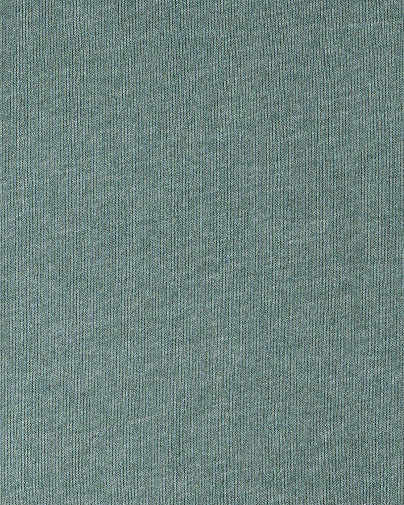 Toddler Boy Solid Fleece Long-Sleeve Hoodie - Green, image 2 of 3 slides