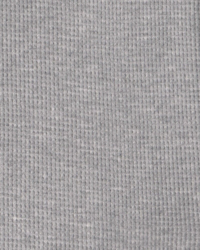 Baby Boy 2-Piece Organic Cotton Waffle Knit Top & Pant Set, image 3 of 4 slides