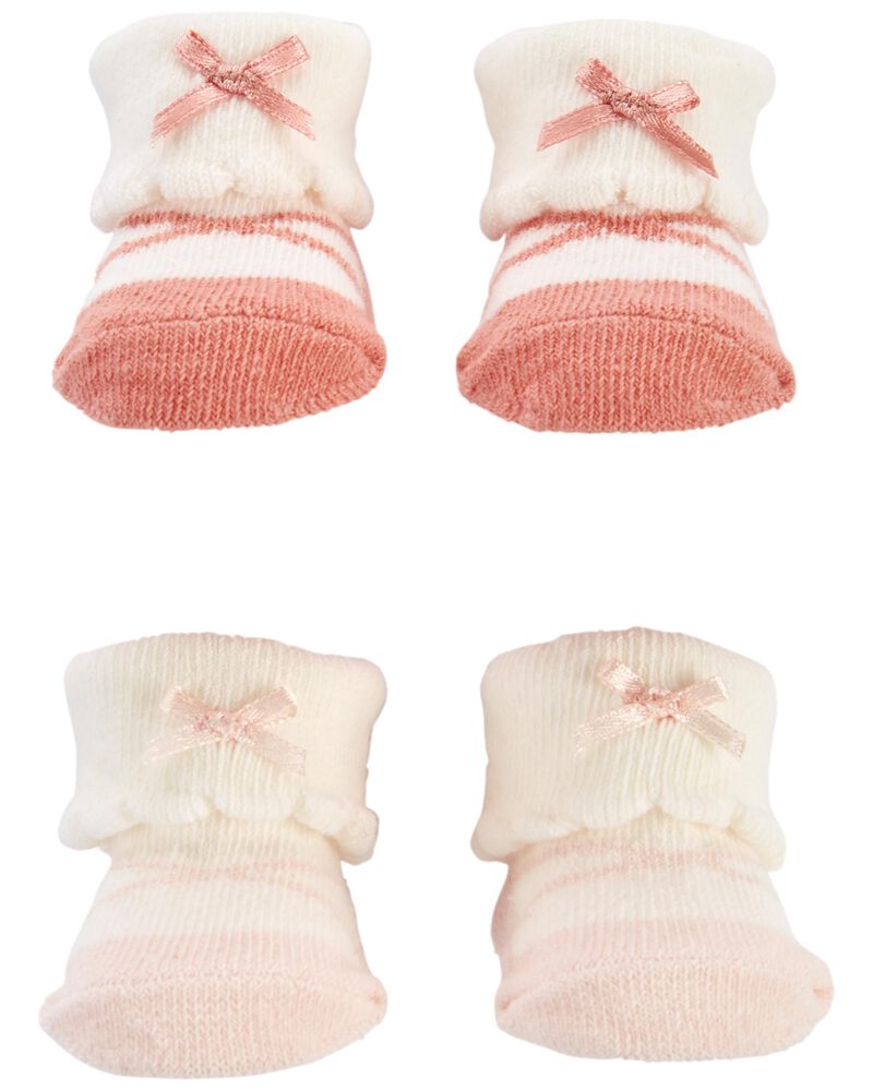 Bébé 2 paires de chaussons, image 1 sur 2 diapositives