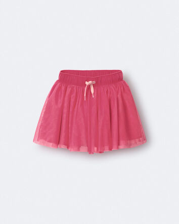 Toddler Girl Avenue Twirl&trade; Mini Skirt with Tulle - Hot Pink, 