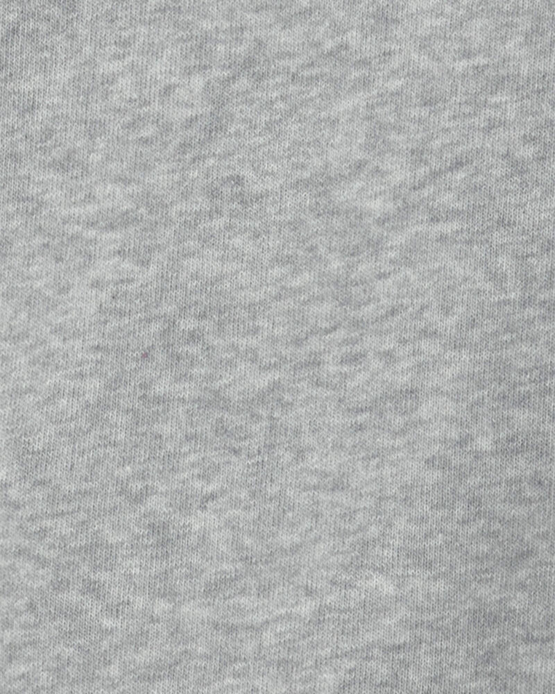 Boys Fleece Zip-Up Hoodie - Grey, image 2 of 3 slides