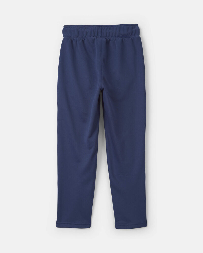 Boys French Terry Active Pants - Navy Blue, image 2 of 4 slides