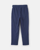 Boys French Terry Active Pants - Navy Blue, image 2 of 4 slides