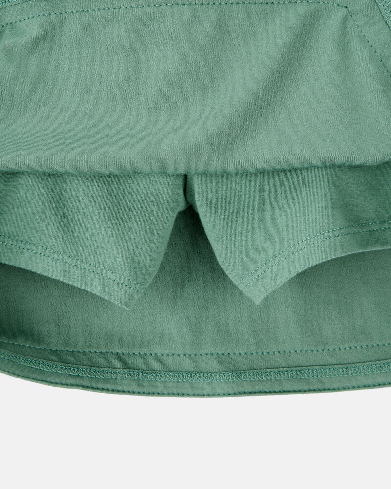 Girls Knit Active Skort - Green, image 2 of 6 slides
