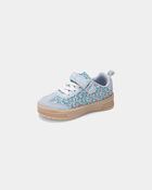 Toddler Girl Floral Casual Shoes - Blue, image 6 of 6 slides