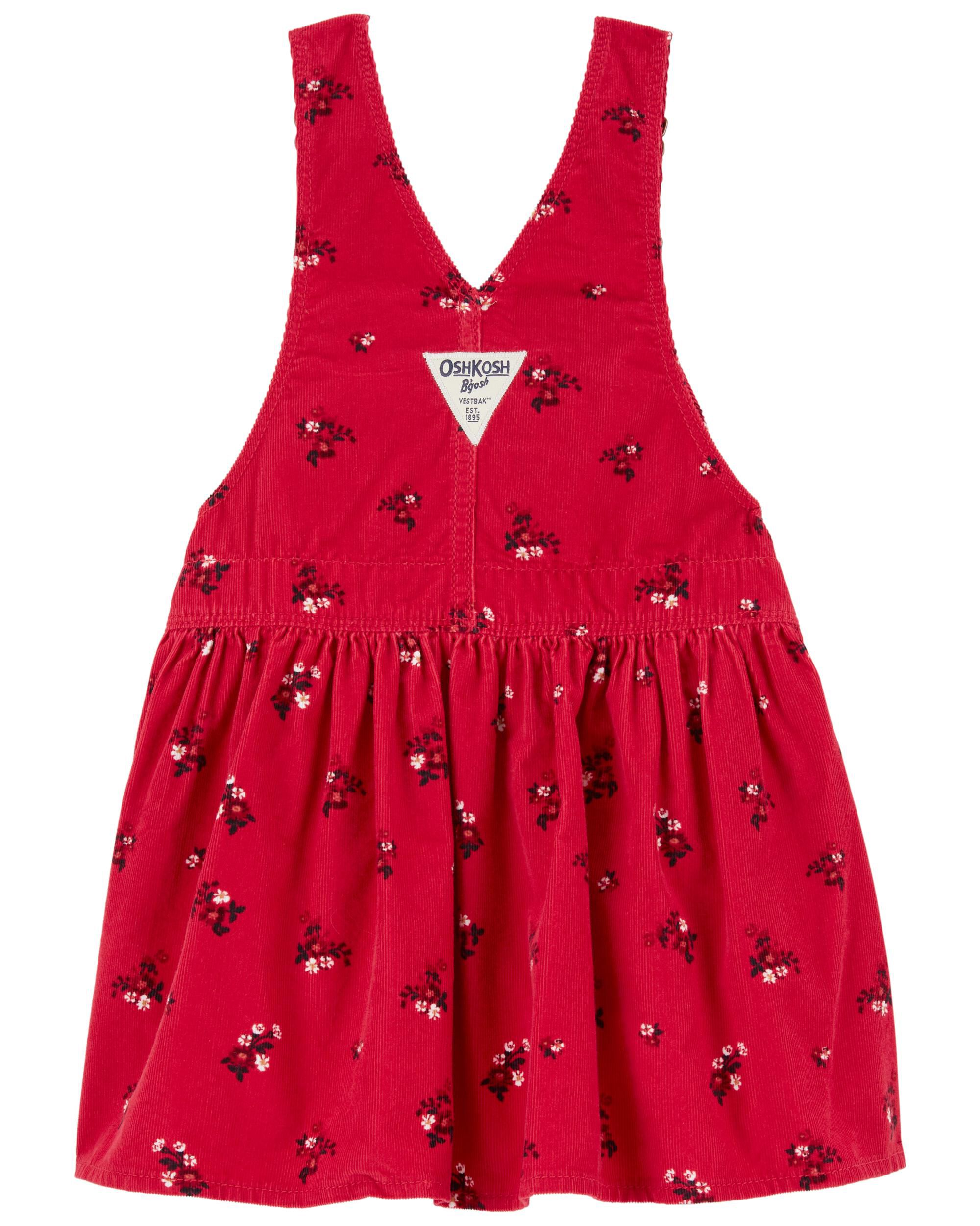 Baby Girls Baby Floral Print Jumper Dress 9M OshKosh Bgosh