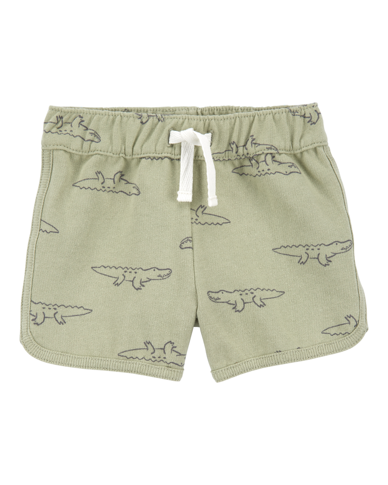 Baby Boy 3-Piece Alligator Outfit Set - Green/Grey, image 2 of 5 slides