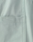 Baby Boy Poplin Drawstring Utility Shorts - Green, image 3 of 4 slides