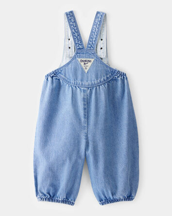 Baby Nostalgic Chambray V-Neck Overalls  - Ozone Wash, 